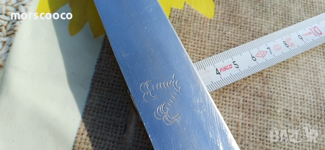 Стар български касапски нож , снимка 4 - Ножове - 52846907