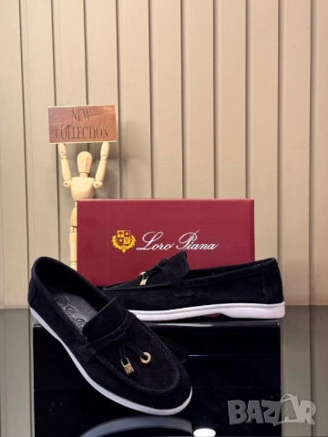 мокасини/ чехли  от естествен велур loro piana , снимка 5 - Дамски ежедневни обувки - 51641821