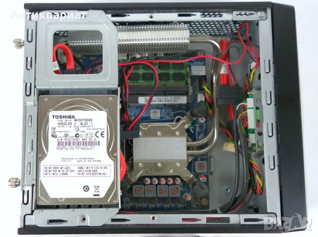 Малък настолен компютър Shuttle / Celeron G1620 (2.70 GHz) / 500 GB / 4 GB / HDMI, снимка 4 - За дома - 48003812