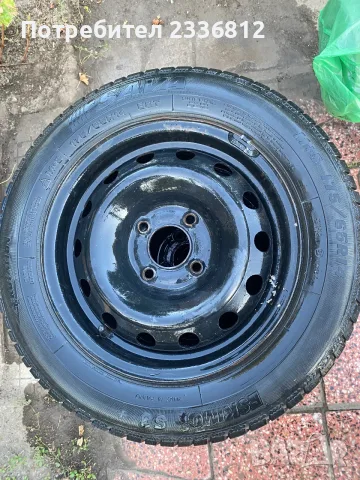 Метални джанти с гуми Пежо 206/ Peugeot 206- 4х108, PSA # 2140707 175/65/14, снимка 5 - Гуми и джанти - 56168557