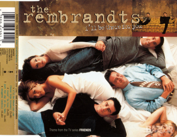 THE REMBRANDTS - I'll Be There For You - Maxi Single CD - оригинален диск, снимка 1 - CD дискове - 44571806