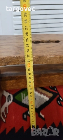 малко масивно Дъбово столче, снимка 6 - Столове - 51928701