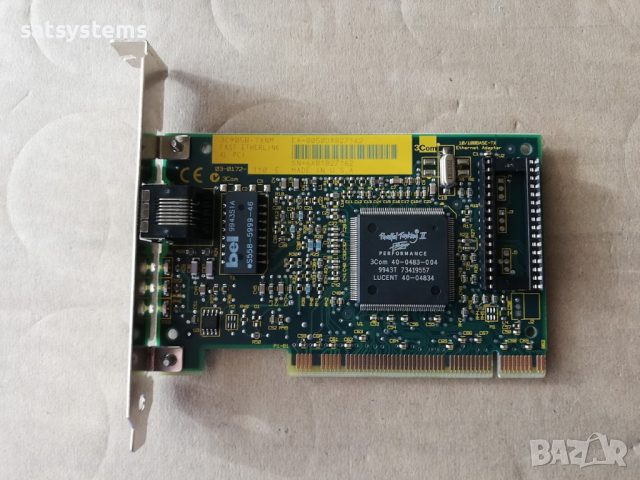 3COM 3C905B-TXNM 10/100Base-TX Network Controller Card PCI, снимка 1 - Мрежови адаптери - 36202099