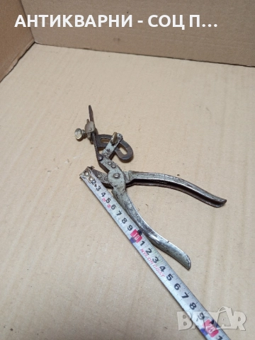 Стари Български Клещи За Чапраз На Банцингови Ленти. , снимка 10 - Антикварни и старинни предмети - 52578079