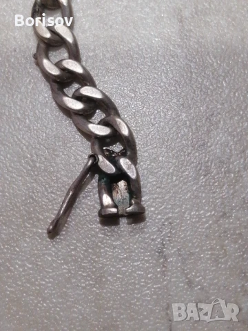 Немска сребърна гривна , снимка 5 - Гривни - 31614264