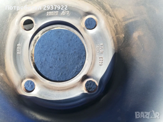 Железни джанти 16' 4х108 ет26 /65.1ц.о, снимка 4 - Гуми и джанти - 52462590