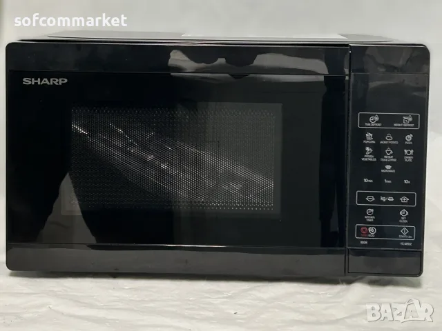 Чисто нова микровълнова фурна SHARP YC-MS02E-B (Транспортен дефект), снимка 3 - Микровълнови - 56128807