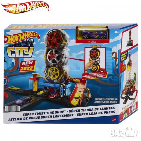 Hot Wheels City Модерен градски център за гуми HDP02