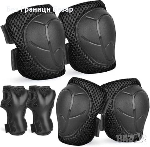 Нов Детски защитен комплект наколенки налакътници протектори за колело