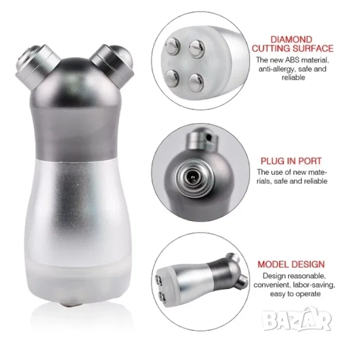 Уред за безиглена мезотерапия, премахва бръчки, стрии, целулит, акне, снимка 4 - Козметични уреди - 52064172