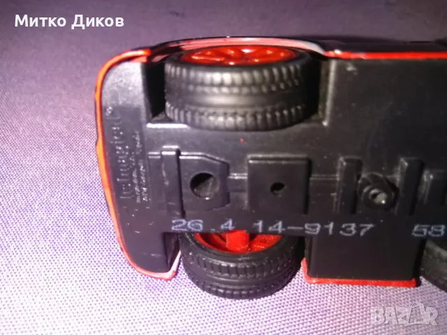 Колекционерска количка Firebrigade Car - Imaginarium COMIC-CARS – Circle Toys метална Испания, снимка 6 - Колекции - 50166094