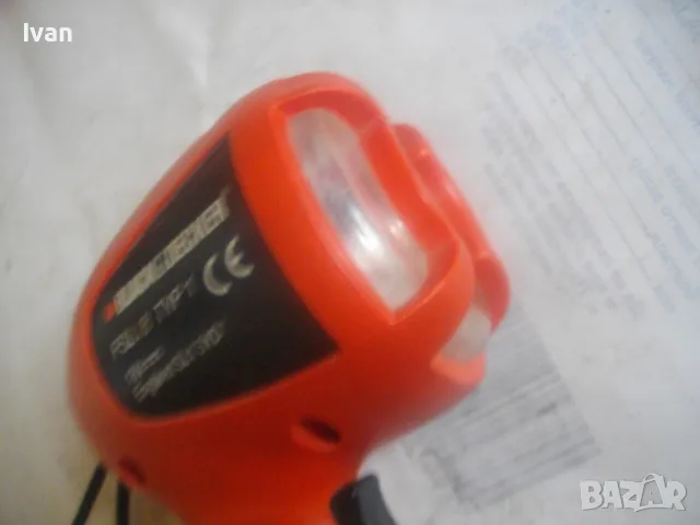18V BLACK DECKER Made in ENGLAND АНГЛИЙСКИ 18 ВОЛТОВ ПРОЖЕКТОР ФЕНЕР БЛЕК ДЕКЕР ОТЛИЧНО СЪСТОЯНИЕ, снимка 12 - Други инструменти - 50180788