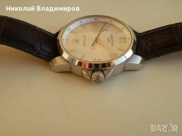 Certina Podium мъжки 39 мм. швейцарски оригинален кварцов часовник, снимка 4 - Мъжки - 51467256
