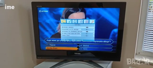 LCD Телевизор Toshiba НОМЕР 17. Model 32C3500P. 32инча 81см.  Работещ. С дистанционно., снимка 11 - Телевизори - 47566596