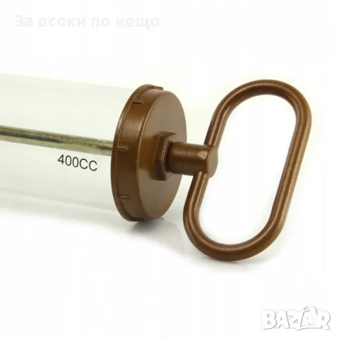 Шприц за масло 400 сс прозрачен MAR-POL, снимка 3 - Други инструменти - 50322604