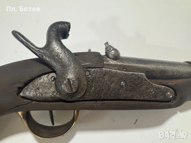 Стар капсулен пистолет, пищов, револвер, снимка 3 - Антикварни и старинни предмети - 51860843
