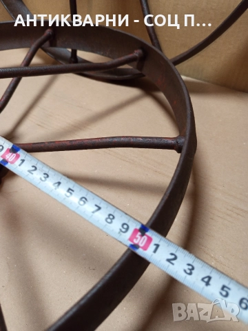 Комплект Стари Немски Метални Колела Общо Тегло 13кг. , снимка 14 - Антикварни и старинни предмети - 52930951