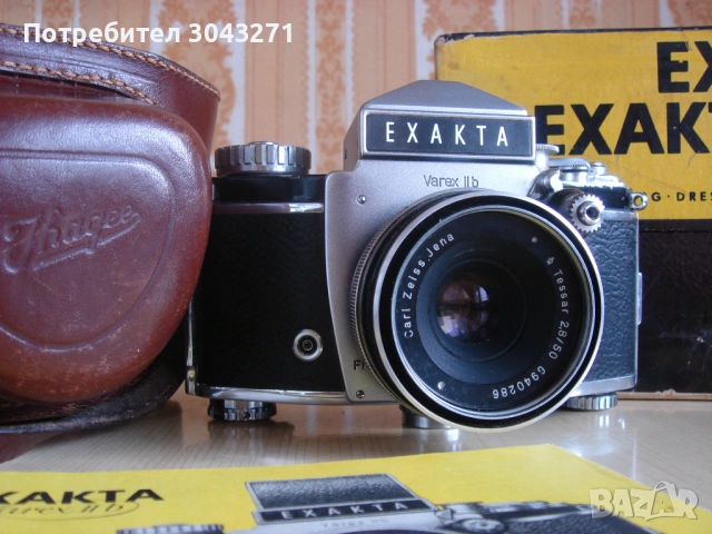 Exakta Varex IIb като нов с калъф, снимка 2 - Фотоапарати - 53726931