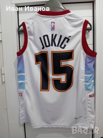Чисто нов оригинален потник на Denver Nuggets - Nikola Jokic, снимка 4 - Баскетбол - 51709775