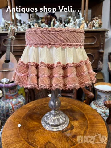 Посребрена лампа №6095 , снимка 1