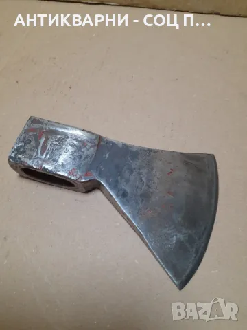 Стара Немска Брадва Топор 0.800кг. Номер 7., снимка 6 - Антикварни и старинни предмети - 48299999