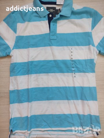 Мъжка тениска с яка H&M  размер XL, снимка 3 - Тениски - 41289933