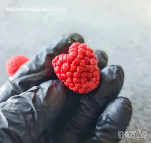 6 броя 3D малини силиконов молд шоколад свещи гипс смола фондан за декорация на торта мъфини , снимка 4 - Форми - 53853998