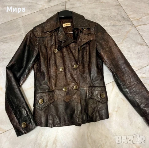 Кожено яке -италианско - естествена кожа, снимка 1