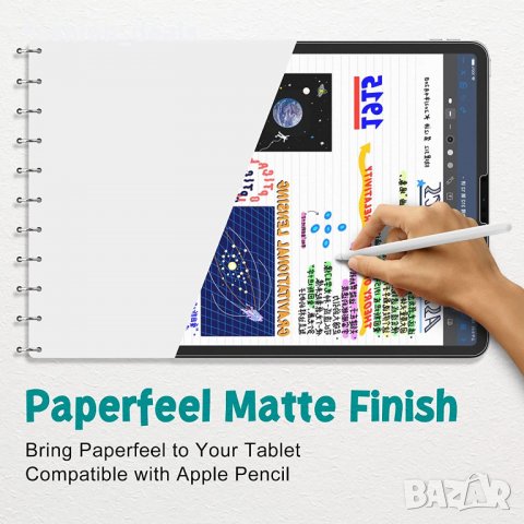 Нови 2 броя екранен протектор за таблет iPad Mini 6th 2021 8,3 инча Защита, снимка 3 - Таблети - 35946496