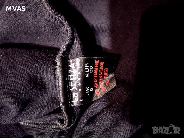 Нов черен суичър/худи дамски S размер, снимка 3 - Суичъри - 35766946