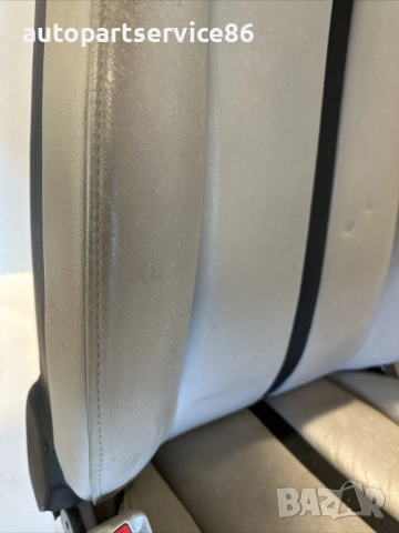 Предна лява седалка бяла кожа 2.3t  за Mazda CX-7 (2011) , снимка 3 - Части - 53639860