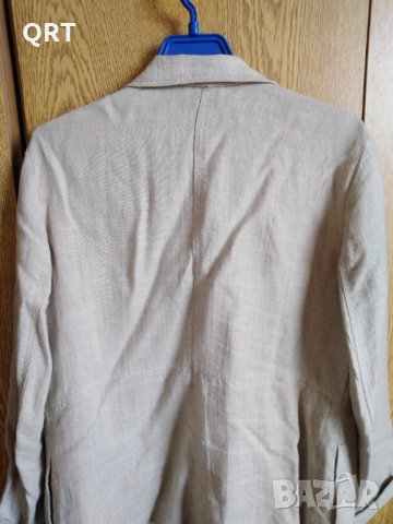 Спортно сако дамско, 100% лен, неизползвано, размер 40, без дефекти, снимка 2 - Сака - 35690725