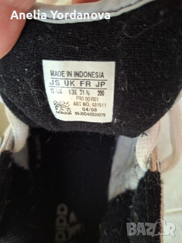 Adidas естествена кожа, снимка 6 - Детски маратонки - 53798966