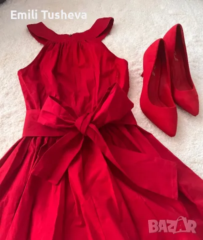 Дамска рокля PHILIPP PLEIN в червено, снимка 8 - Рокли - 48248580