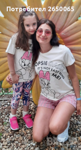 , Еднакви блузки за мама и момиче в лилаво!, снимка 6 - Детски Блузи и туники - 44693925