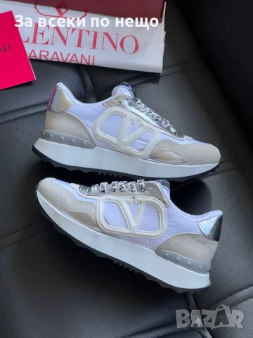 Valentino Дамски Маратонки👟Дамски Спортни Обувки Валентино Код E453, снимка 4 - Маратонки - 50510919