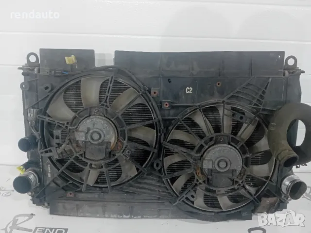 Комплект радиатори, интеркулер, с перки Toyota Verso 1.6 1ww 2013-2018, снимка 2 - Части - 48944865