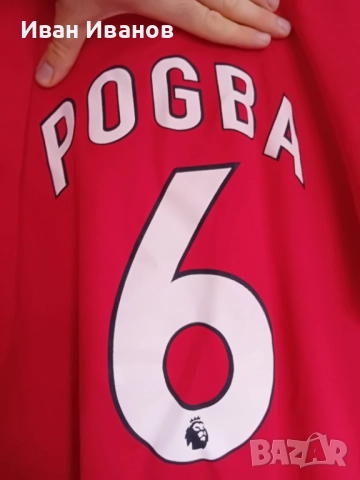 Оригинална фланелка на Манчестър Юнайтед - Пол Погба, снимка 2 - Футбол - 51652077