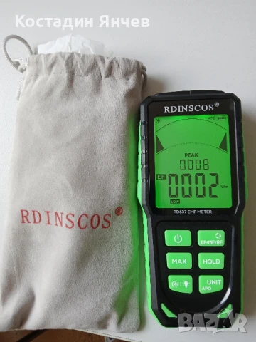 Rdinscos EMF meter rd637 -3в1 детектор 