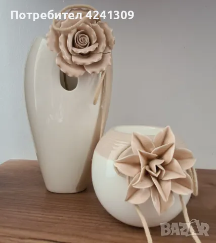 Декоративна ваза + свещник