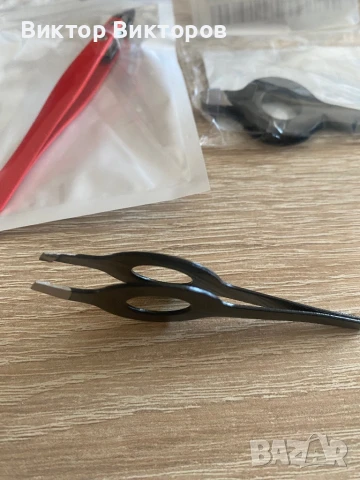 Професионална ножица за вежди и пинцети , снимка 13 - Козметика за лице - 50976627