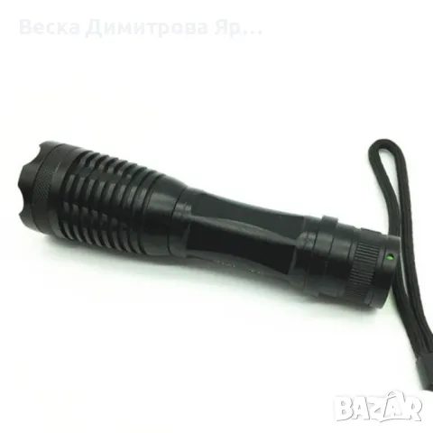 Фенерче CREE T6 с 5-степенно увеличение, SOS светкавица, велосипедни светлини FL5, снимка 8 - Аксесоари за велосипеди - 47567095