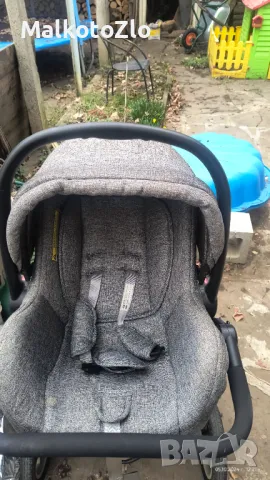 Бебешка количка/ Комбинирана детска количка  LORELLI LORA SET 3 в 1 - Dark Grey, снимка 10 - Детски колички - 47499492