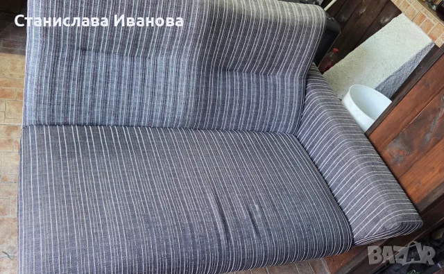 Диван от две части сив