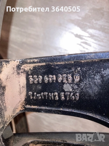 VW GOLF VII 7 5G 13- ДЖАНТИ MADRID 7x17 ET 49 5G0601025BT, снимка 13 - Гуми и джанти - 52733458