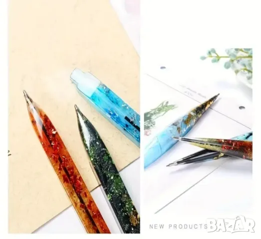 Молд к-т 3 вида химикалки+пълнители, снимка 2 - Форми - 49692769