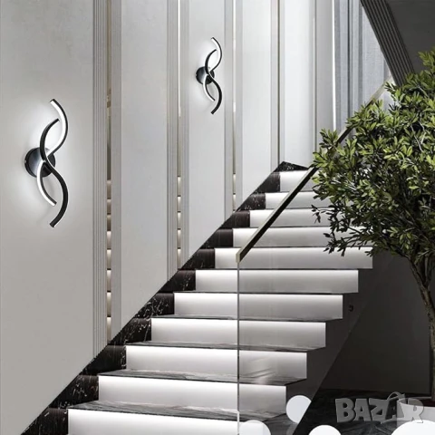 LED Стенна лампа 15W 3000K топла светлина, снимка 3 - Лампи за стена - 51043489