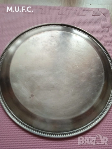Сребърен поднос F.P.Rogers.1920., снимка 3 - Антикварни и старинни предмети - 53303024