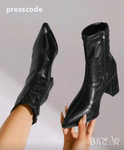 Дамски боти от еко кожа НОВИ, снимка 4 - Дамски боти - 52344762