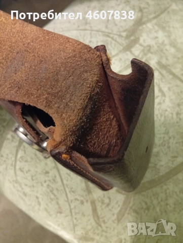 Чанта естествена дебела кожа 15-15 см, снимка 5 - Чанти - 52136990